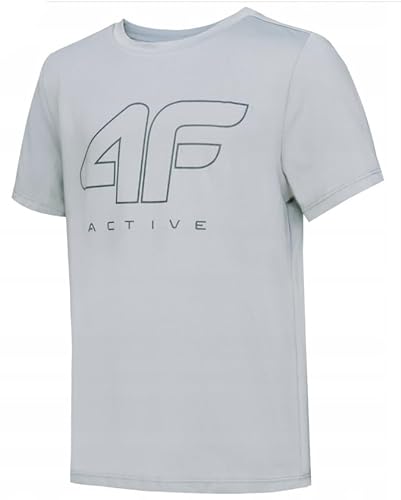 4F Junior FNK M691 T -Shirt für Kinder | Graue Farbe | 13 Jahre von 4F
