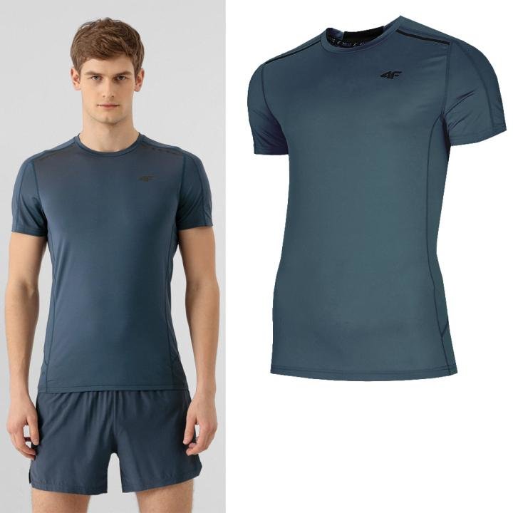 4F - Lauf- und Fitness T-Shirt  für Herren - dunkelblau von 4F