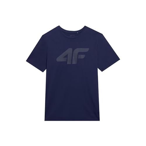 4F M1155 T -Shirt für Männer | Blaue Farbe | L von 4F