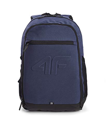4F Rucksack Cityrucksack Schulrucksack Seitentaschen aus Mesh Daypack 19L H4L20-PCU006-31S (Dunkelblau), einheitsgröße von 4F