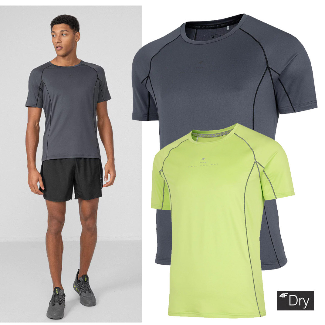 4Fdry - funktionelles Sportshirt Laufshirt Herren T-Shirt von 4F