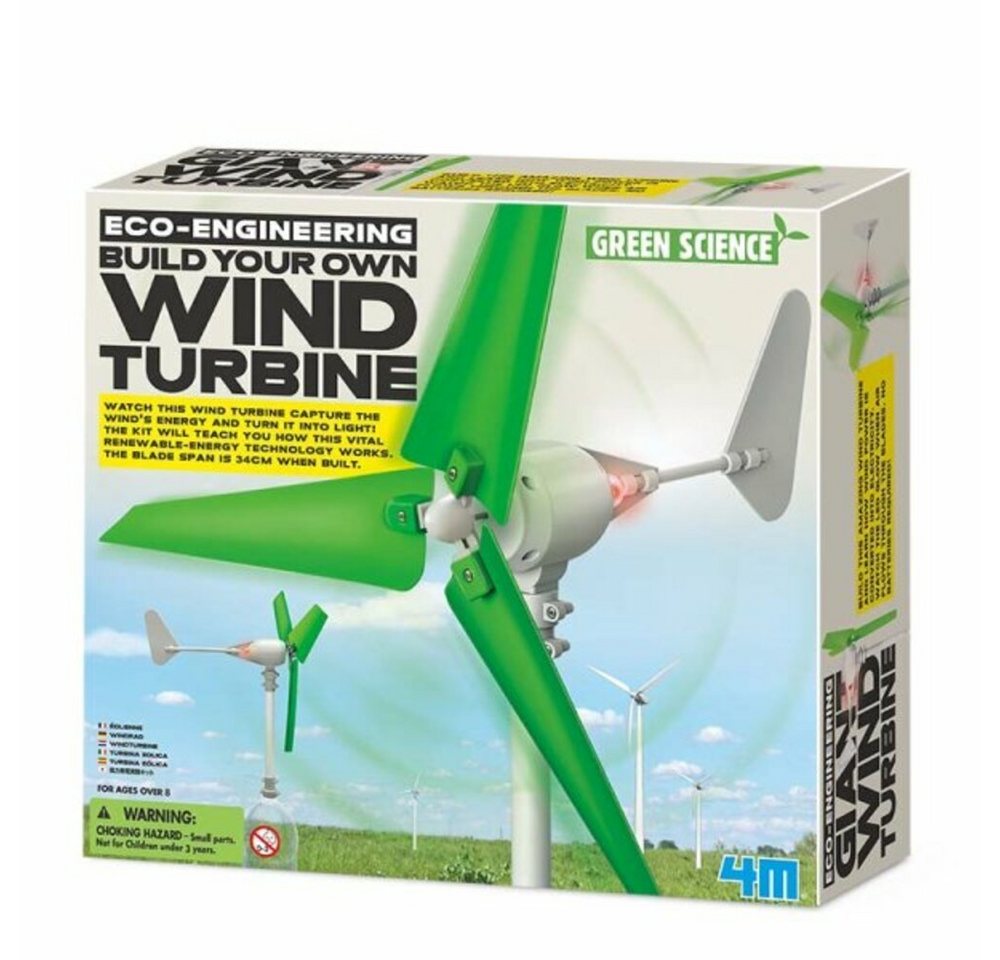 4M Experimentierkasten Eco-Engineering Wind Turbine (Windradmodell) von 4M