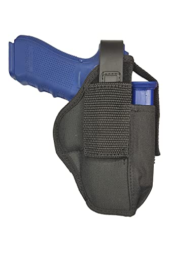 5-56.de AK05 Nylon Gürtel Holster für Glock 20 21 37 mit Mag Halter schwarz von 5-56.de