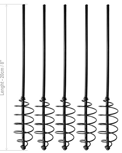 5pcs Carp Spring Angeln Grob Feeder 6g Inline Schläuche 20cm Köder Angeln Tackle von 5pcs