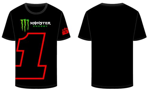 63 Dual Monster Bagnaia T-Shirt,Man,Schwarz,L von 63