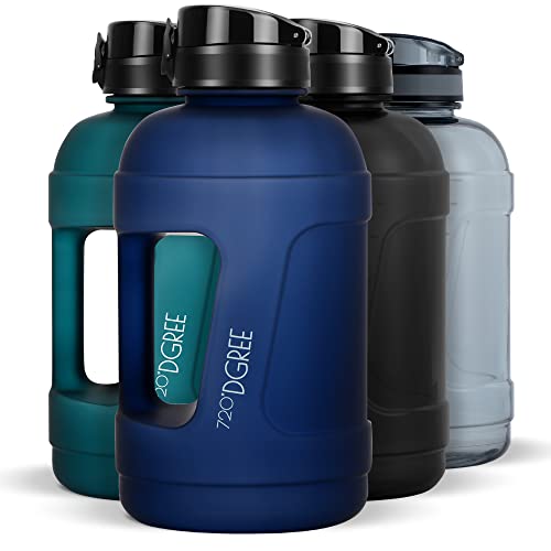 720°DGREE Fitness Trinkflasche mit Griff uberBottle Jug - 2300ml - BPA-Frei, Auslaufsicher - Große XXL Wasserflasche für Sport, Gym, Workout, Training - Fitnessflasche, Sportflasche, Gymflasche von 720°DGREE