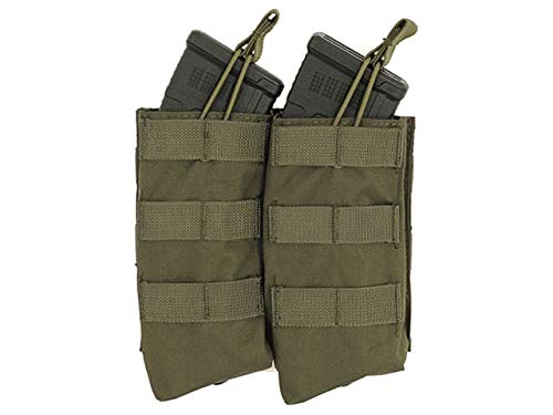8FIELDS MOLLE Open Top AK 7.62 Double Pouch Magazintasche Airsoft Army BW Military Army AK47 AKM (Olive) von 8FIELDS