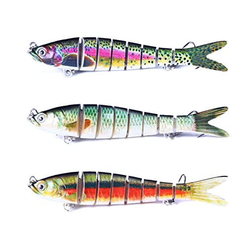 9Tong Meeresangeln Barsch Angel Köder Fisch Salzwasser Forelle Angelköder Angeln Set Topwater Lockstoff Kunstköder Lockmittel Meer Hecht Pike Set A5-13.7cm,26g von 9Tong