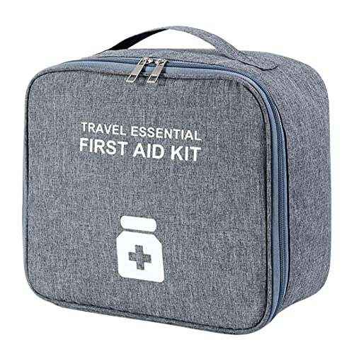 A/A Medizinische Notfalltasche, Medizin Aufbewahrungstasche Leer Medikamententasche Erste Hilfe Set für Camping Outdoor-Reisen von A/A