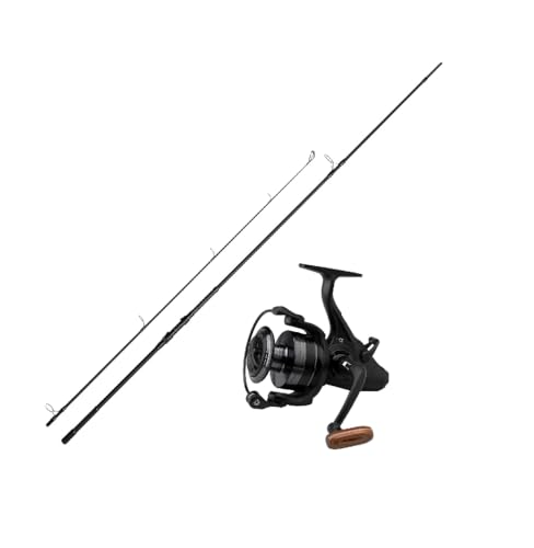 Bundle Prologic C-Series Compact 9ft 2,70m Karpfenrutenset + Freilaufrolle Stalker Carp Tele & Steckrute von A&M Angelsport