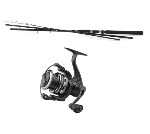 Feedercombo 3,30m / bis 150g Feederrute + Dam Feederrolle Angelset von A&M Angelsport