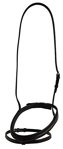 A&M Reitsport Englisches Reithalfter aus Leder weich gepolstert schwarz, Größe:Vollblut von A&M Reitsport