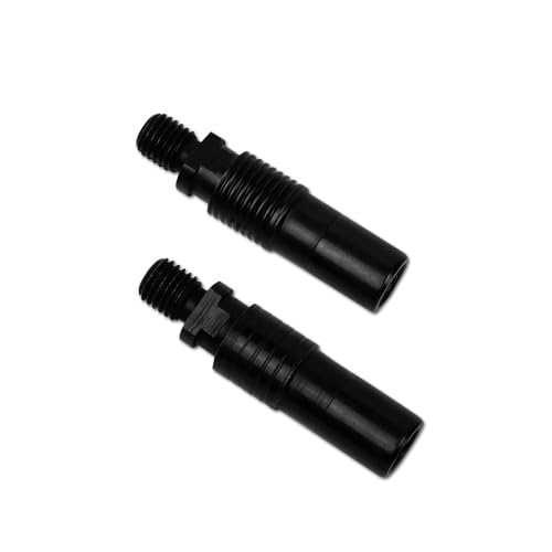 2 Stück Quick Release Adapter Aluminium schwarz Schnellverschluss für Bissanzeiger Banksticks Rutenauflagen von A&N