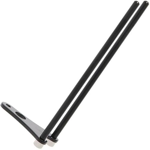 Aluminium Snag Bar Rutenhalter schwarz für Rodpods Bankdsticks von A&N