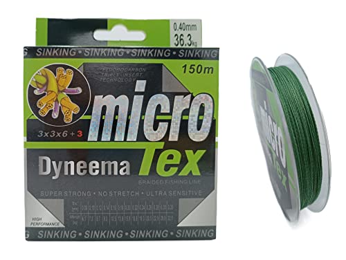 Dyneema Micro Tex geflochten 150m 0,16mm von A&N