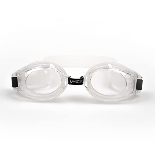 A.P.P. Handels GmbH & co. KG Gator Optische Schwimmbrille mit transparenten Gläsern, Korrekturglas je Auge sowie Brillenfarbe frei wählbar von A.P.P. Handels GmbH & co. KG
