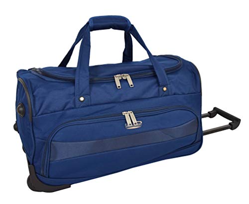 Reisetasche, leicht, mit Rädern, für Handgepäck, Wochenendtasche – Darwin, blau (Blau) - Darwin von A1 FASHION GOODS