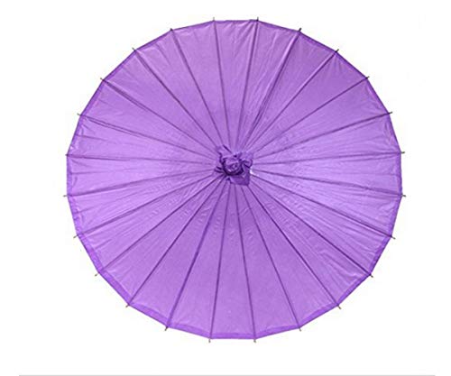 AAF Nommel ® Deko- Sonnenschirm aus Stoff und Holz Purple lila von AAF Nommel