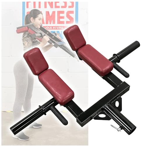 AAOCLO Safety Squat Bar Fitness Squat Olympic Bar Safety Squat Bar Attachment with Shoulder and Arm Pads for Weight Lifting Fits 2 Inch Olympic Bars von AAOCLO