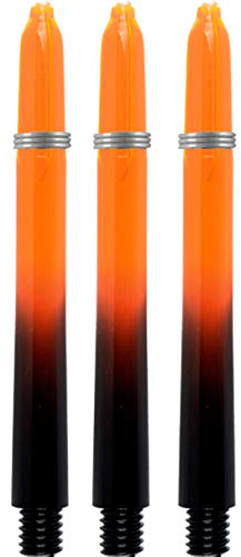 ABC Darts - Dart Schäfte Supergrip Fusion - Medium Orange - 8 sätz Dart Shafts von abcdarts