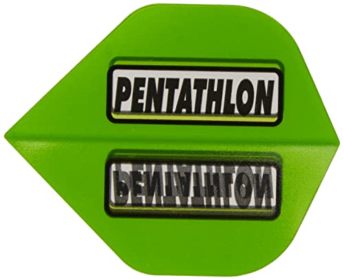 abcdarts Unisex Erwachsene Pentathlon Classic Dart Flights, Lime Grün, Klassische EU von abcdarts