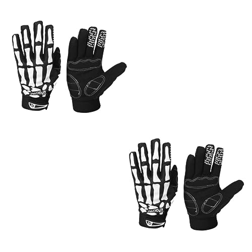 ABOOFAN Fingerhandschuhe 2 Stück Paar Handschuhe Langer Finger Fitness Mountainbike-Handschuhe von ABOOFAN