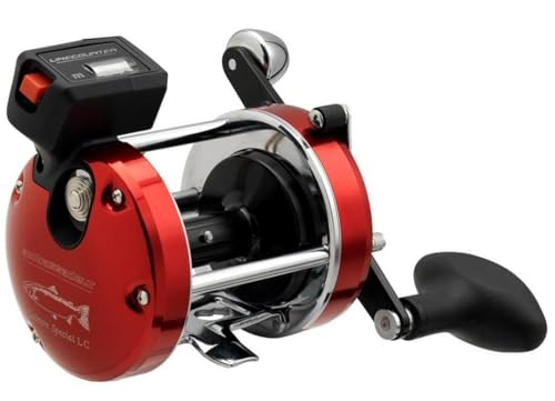 ABU GARCIA Angelrolle Ambassadeur Linecounter 7000 Salmon Special LC Meters Schleppfischen im Meer von dem Boot Big Game Drifting von ABU GARCIA