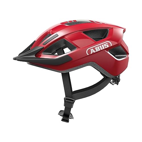 ABUS Fahrradhelm Aduro 3.0 – Sportiver City-Helm in stilvollem Design für alltägliche und sportliche Touren – für Damen und Herren – Rot, Größe L von ABUS