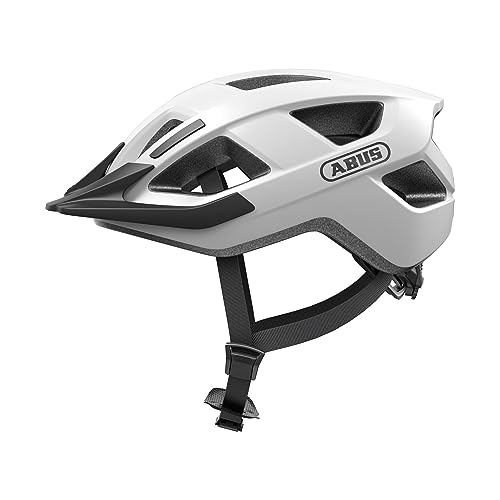 ABUS Fahrradhelm Aduro 3.0 – Sportiver City-Helm in stilvollem Design für alltägliche und sportliche Touren – für Damen und Herren – Weiß, Größe M von ABUS