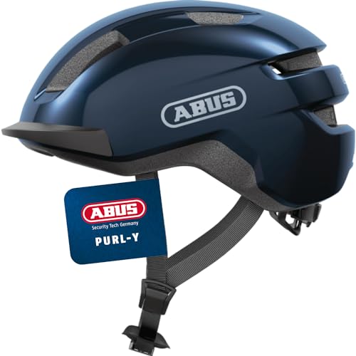 ABUS Fahrradhelm PURL-Y – geeignet für E-Bike und S-Pedelec – stylisher NTA-Schutzhelm für Erwachsene und Jugendliche – Blau, Größe M von ABUS