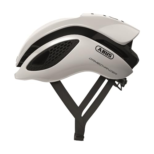 ABUS Rennradhelm GameChanger - Aerodynamischer Fahrradhelm mit optimalen Ventilationseigenschaften für Damen und Herren - Weiß, Größe S von ABUS