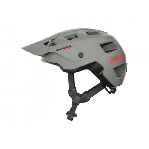 ABUS MTB-Helm MoDrop - robuster Fahrradhelm mit guter Belüftung für Mountainbiker - individuelle Passform - Unisex - Grau, Größe S, S (51-55 cm) von ABUS