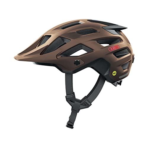 ABUS MTB-Helm Moventor 2.0 MIPS - Fahrradhelm mit Aufprallschutz für den Geländeeinsatz - All-Mountain-Helm, Unisex - Kupfer Matt, S von ABUS