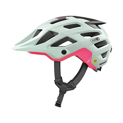 ABUS MTB-Helm Moventor 2.0 MIPS - Fahrradhelm mit Aufprallschutz für den Geländeeinsatz - All-Mountain-Helm, Unisex - Mint, Größe L von ABUS