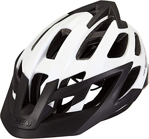 ABUS Mountainbike-Helm Moventor - Vielseitiger Fahrradhelm für den Geländeeinsatz - für Damen und Herren - Weiß, Größe L von ABUS