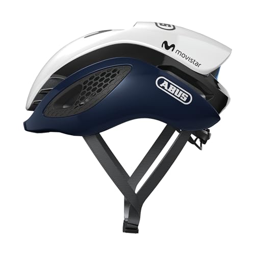 ABUS Rennradhelm GameChanger - Aerodynamischer Fahrradhelm mit optimalen Ventilationseigenschaften für Damen und Herren - Blau/Weiß, Größe S von ABUS