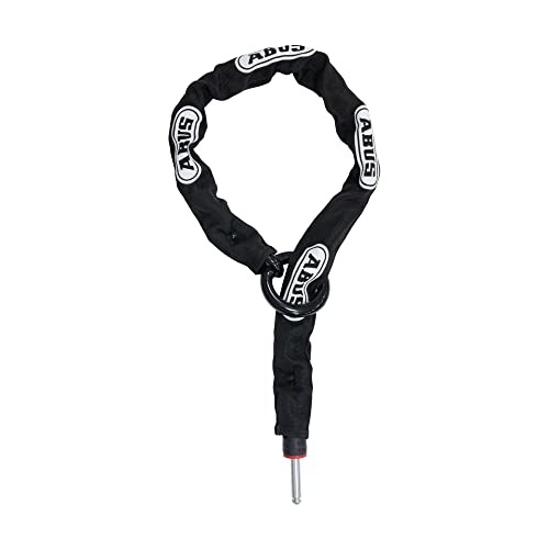 ABUS Rahmenschloss-Einsteckkette – Adaptor Chain 2.0 6KS – Kette zur Zweitsicherung des Fahrrads – 6 mm stark – 85 cm lang – Schwarz von ABUS