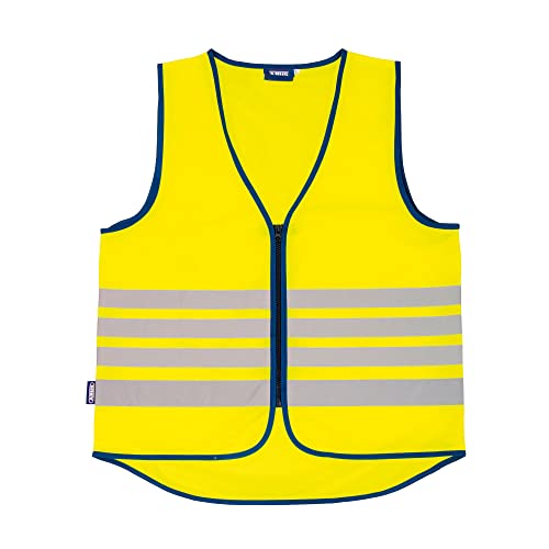 ABUS Warnweste Lumino Reflex Vest - Sicherheitsweste für bessere Sichtbarkeit bei Tag und Nacht - für Erwachsene - mit Reißverschluss - Größe M von ABUS