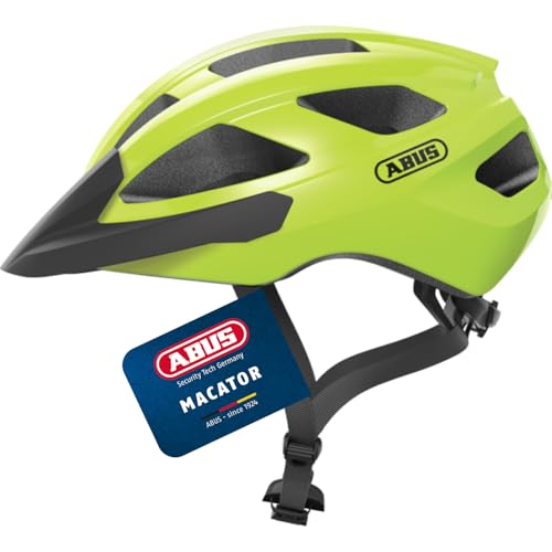 ABUS Unisex Fahrradhelm, Gelb (Signal Yellow), L (58-62 cm​) von ABUS