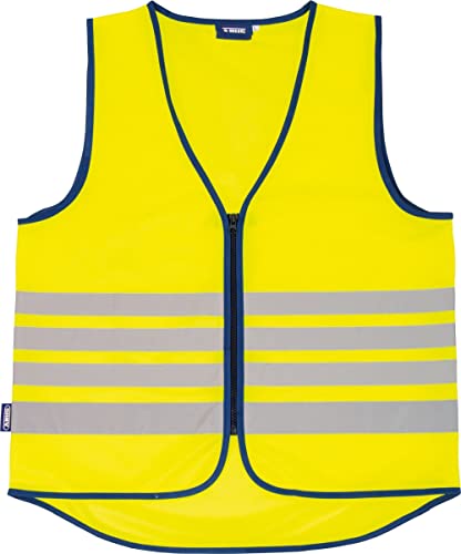ABUS Warnweste Lumino Reflex Vest - Sicherheitsweste für bessere Sichtbarkeit bei Tag und Nacht - für Erwachsene - mit Reißverschluss - Größe XXL, Gelb von ABUS