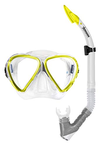 ABYSSTAR 50055yl Maske & Snorkel, gelb, SR von ABYSSTAR
