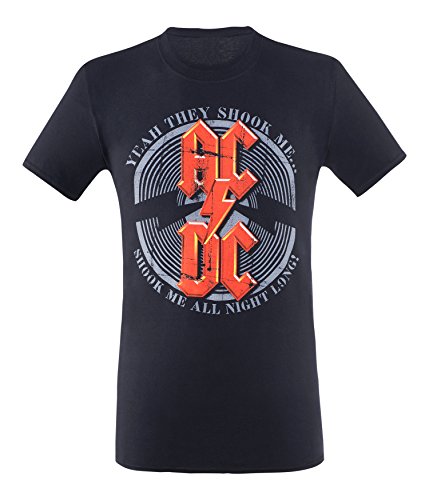 AC/DC Damen T-Shirt, Shook, Gr. 40 von AC/DC
