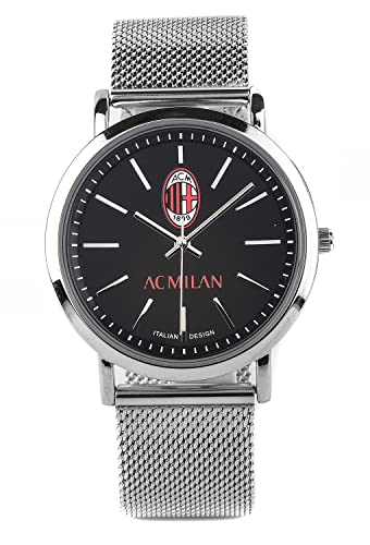 AC Milan Lowell Armbanduhr Tidy Unisex Milanaise-Trikot Einheitsgröße 39 mm Durchmesser von AC Milan