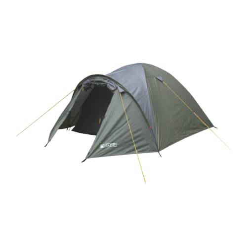 ACAMP Kuppelzelt 4 Personen Zelt Outdoor-Bereich Camping Festival-Zelt leicht Vorzelt wasserdicht dunkelgrün grau von ACAMP