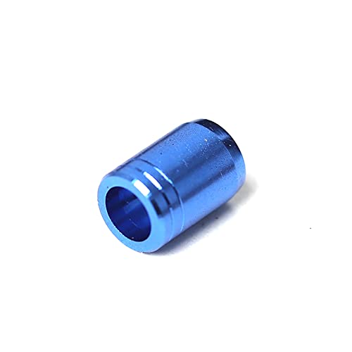 ACCMOS Explosionsgeschützter Ring Pfeilhalsband, für ID 4,2mm OD 5,5mm Pfeilschaftring Hinterer Endring, Bogenzubehör 50 St (OD 5.5mm, Blue) von ACCMOS