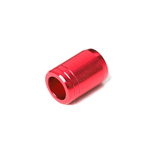 ACCMOS Explosionsgeschützter Ring Pfeilhalsband, für ID 4,2mm OD 6,1mm Pfeilschaftring Hinterer Endring, Bogenzubehör 50 St (OD 6.1mm, red) von ACCMOS