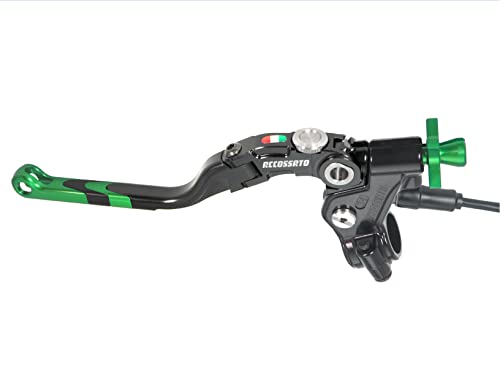 ACCOSSATO Kabelkupplung mit farbigem Revolution-Hebel (Knauf + Einsatz + Regler), mit Micro im Lieferumfang enthalten, für Yamaha YZF-R1 M von 2016 bis 2019 cc 1000 von ACCOSSATO