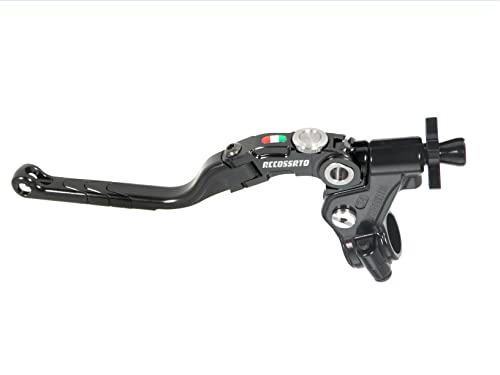 ACCOSSATO Kabelkupplung mit farbigem Revolution-Hebel (Knauf + Einsatz + Regler), mit Mikro-Anschlussvorbereitung für Yamaha YZF-R1 von 2015 bis 2022 cc 1000 von ACCOSSATO