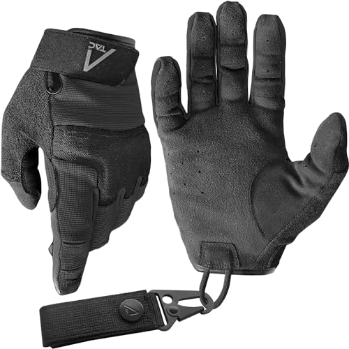 ACE Schakal Outdoor-Handschuh - Taktische Handschuhe für Airsoft, Paintball & Schießsport - Touchscreen-fähig - Schwarz - L von ACE