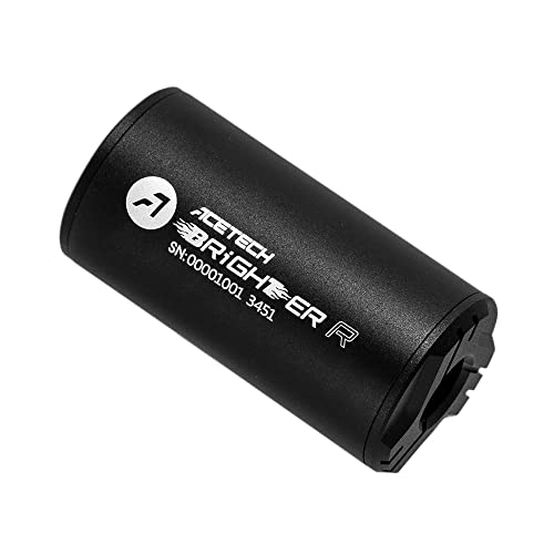 ACETECH Brighter R Tracer Unit, for Airsoft Fight, Lightweight Design Suitable for M14 CCW and M11 CW Threads, Compatible with red and Green Tracer BBS von ACETECH